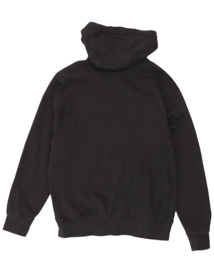 Nike - Sudadera con capucha y cremallera para hombre, tamaño mediano, algodón negro