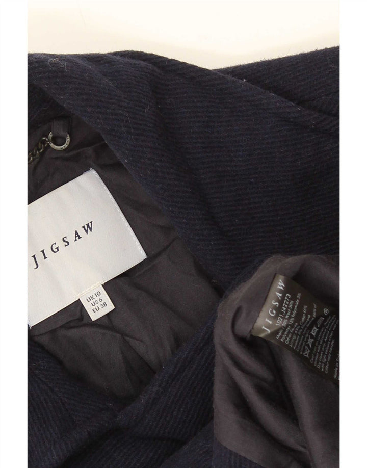 Chaquetón para mujer Jigsaw UK 10 Small Lana azul marino