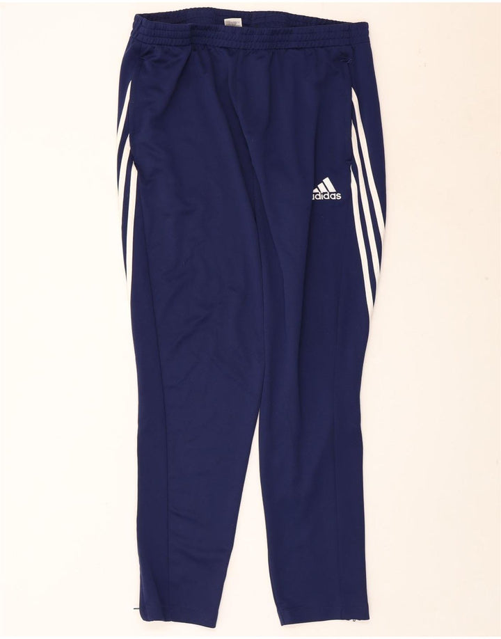 ADIDAS Hombre Climalite Pantalón Chándal XL Azul Marino Poliéster