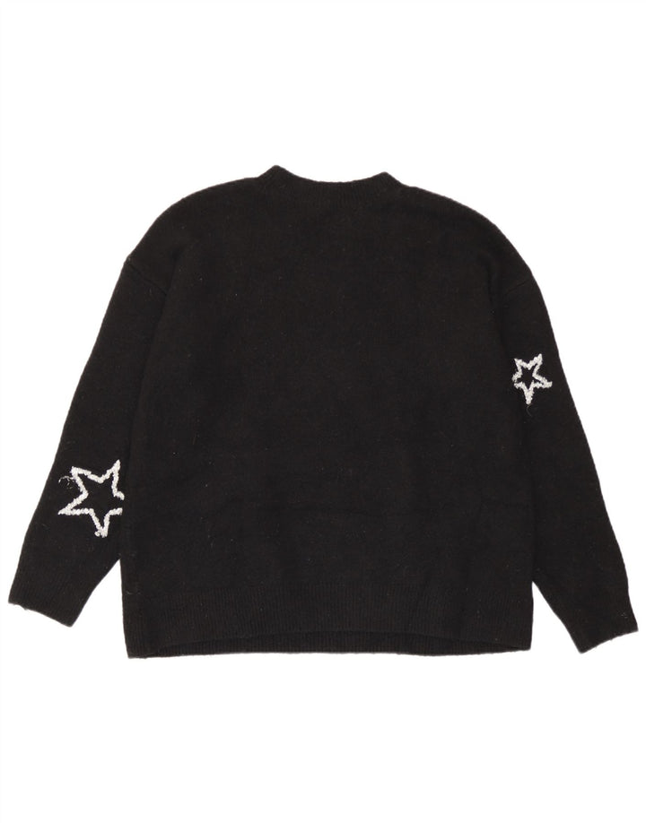 Marks & Spencer - Jersey de cuello redondo para mujer, talla 40, talla M, color negro
