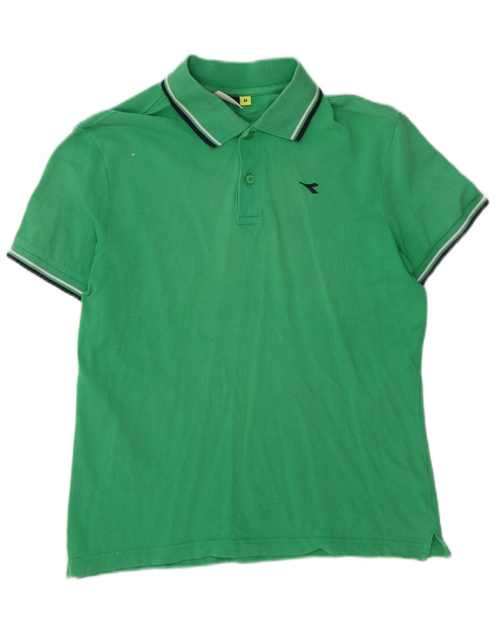 Polo Diadora Hombre Algodón Verde Medio
