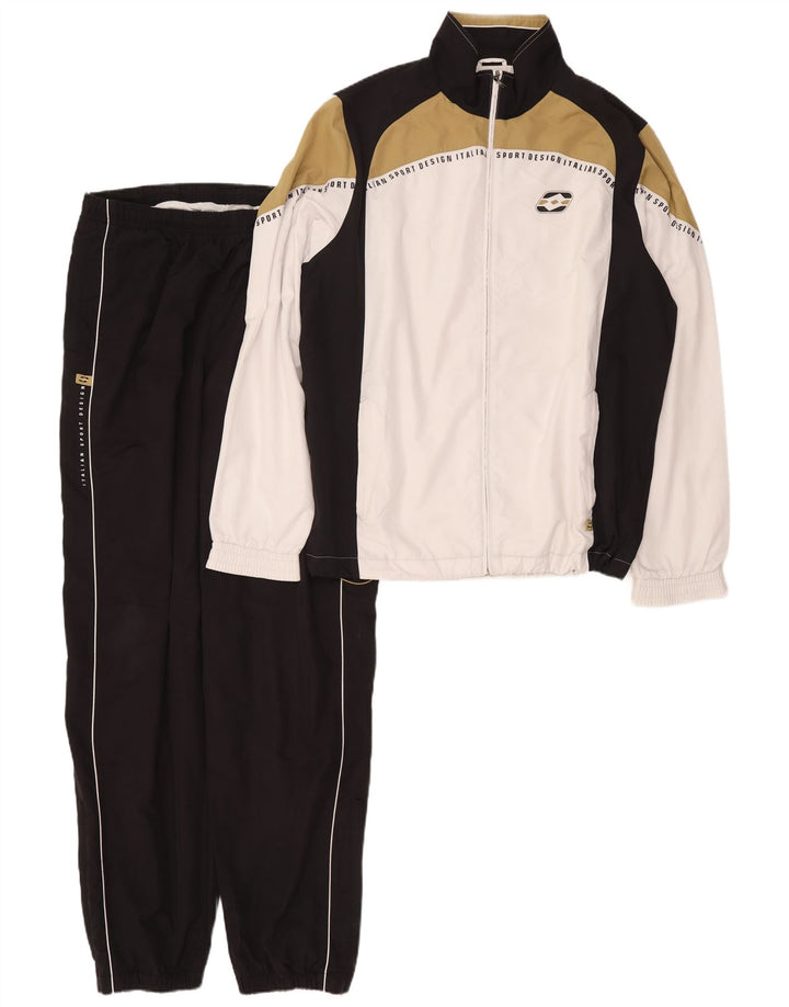 Lotto Chándal completo con gráfico para hombre, 2XL, color blanco