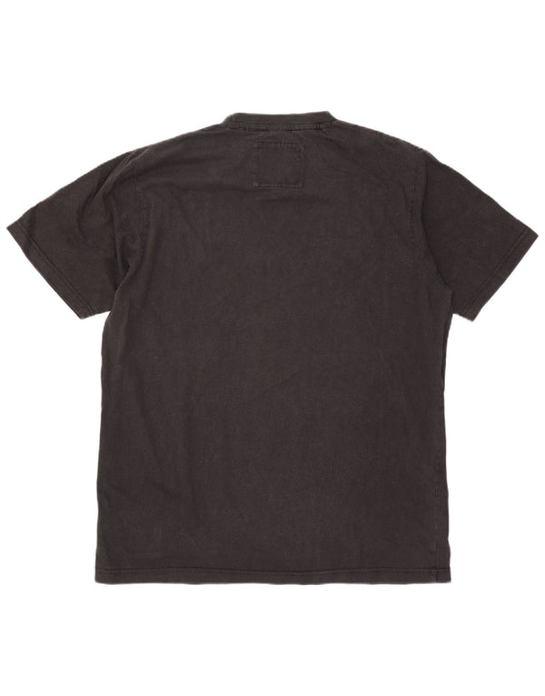Joe Browns Camiseta gráfica para hombre Top grande de algodón negro