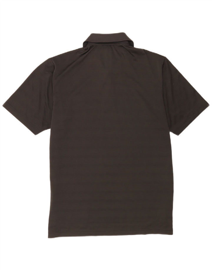 Polo Adidas Hombre Grande Poliéster A Rayas Negras