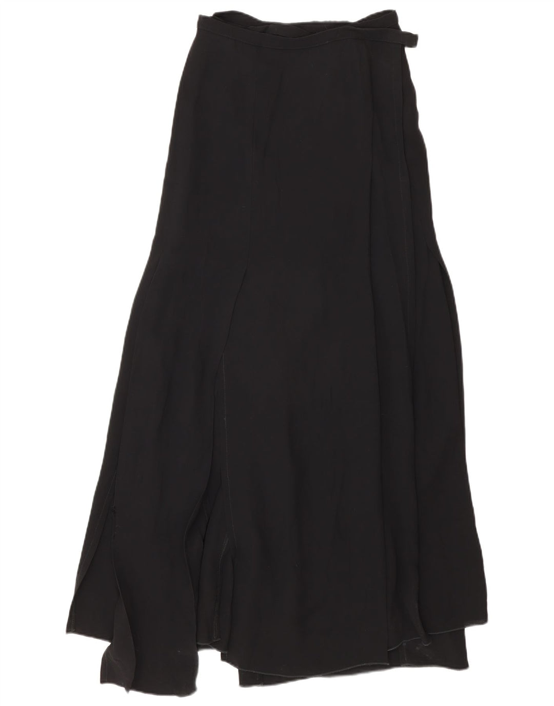 Gianfranco Ferre Falda larga cruzada para mujer IT 42 Medium W28 Viscosa negra