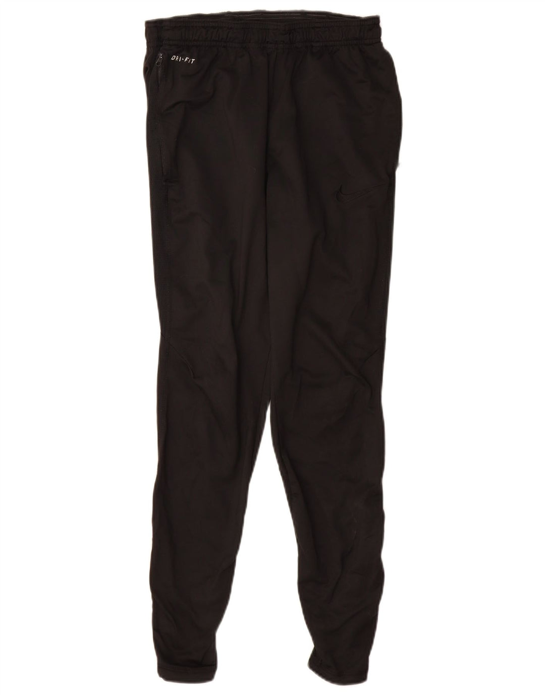 NIKE Womens Dri Fit Tracksuit Trousers UK 10 Small  Black Polyester
