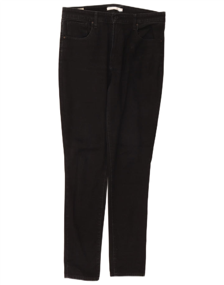 Levi's Vaqueros pitillo de talle alto 721 para mujer W32 L30 Negro