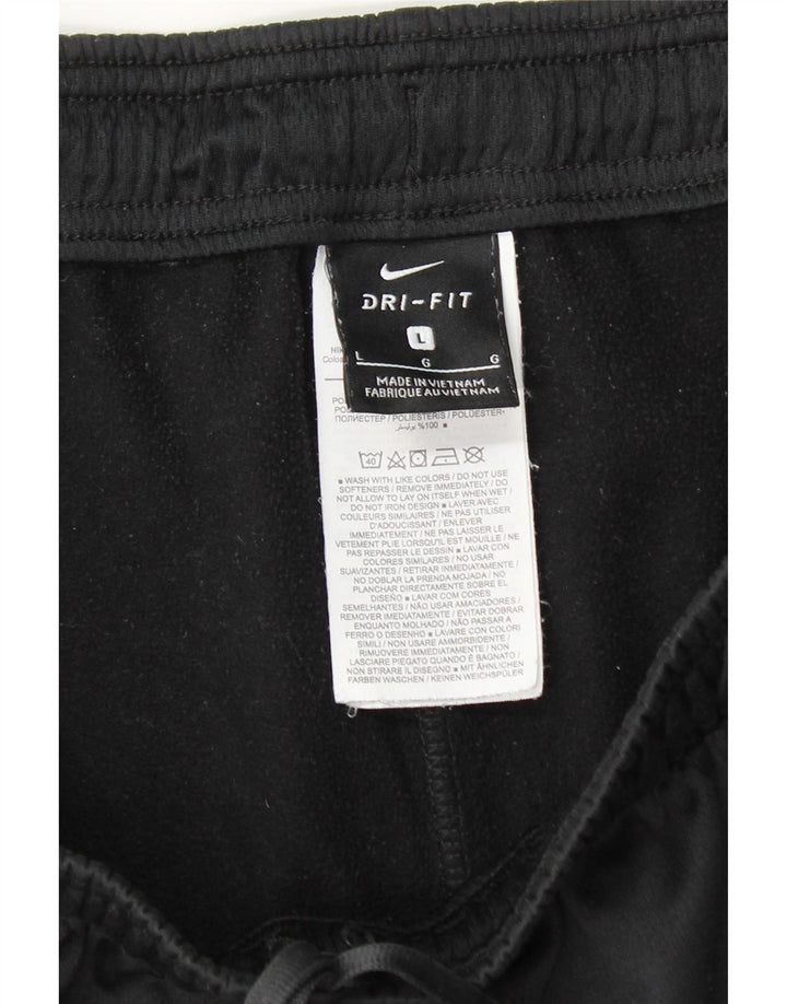 Nike Dri Fit - Pantalón de chándal para hombre, poliéster, color negro