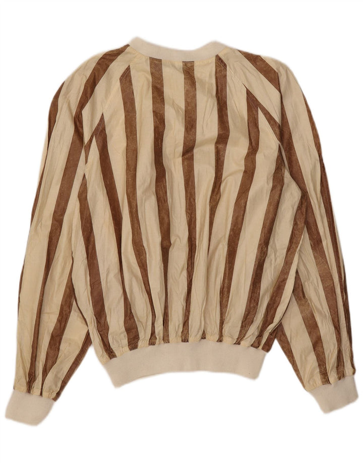 Daniel Hechter Sudadera gráfica para hombre Jumper IT 52 Large Beige Rayas