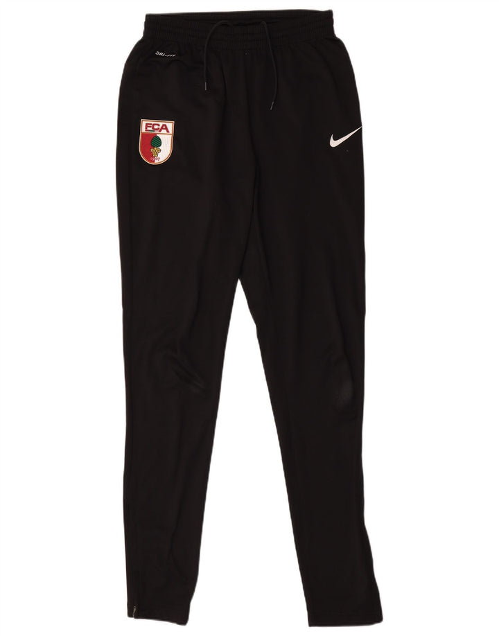Nike FC Augsburg - Pantalón de chándal para hombre, color negro, poliéster