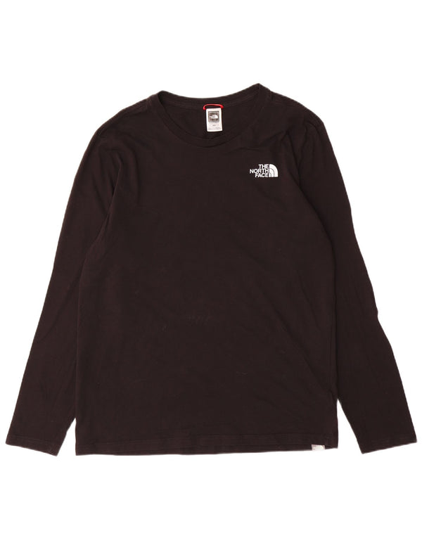 The North Face Hombre Top Manga Larga Medio Algodón Negro
