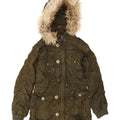 Miss Sixty Chaqueta Parka con Capucha para Mujer UK 42 Algodón Caqui Mediano