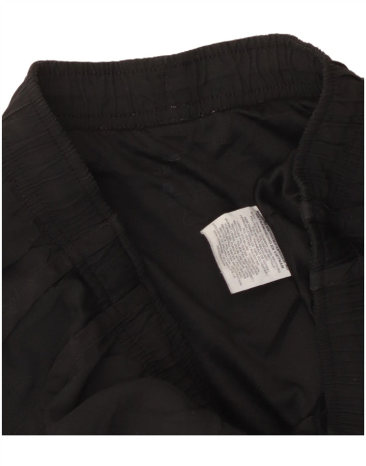 NIKE Pantalones cortos deportivos Dri Fit para mujer UK 14 Mediano Negro Poliéster