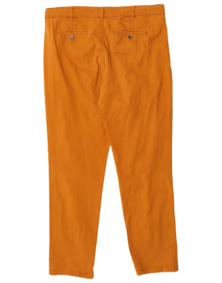 Benetton Pantalón Chino Pegged W34 L29 Naranja