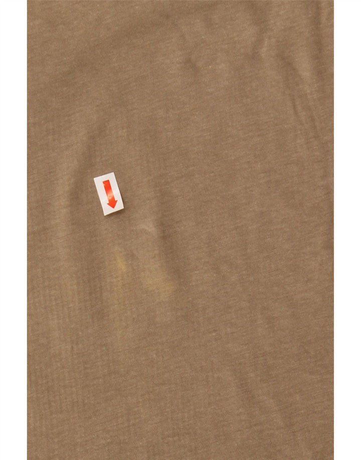 Zara Mujer Camiseta Top UK 44 Gris Medio