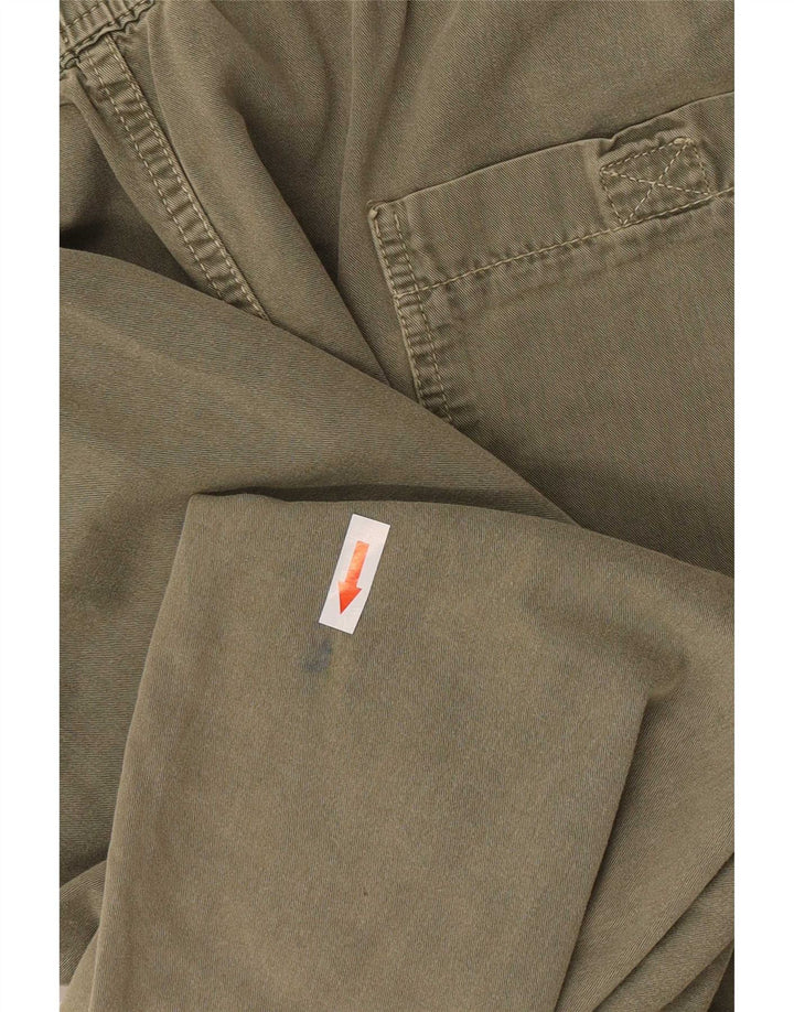 Carrera Pantalones cortos chinos regulares para hombre XL W38 Algodón caqui