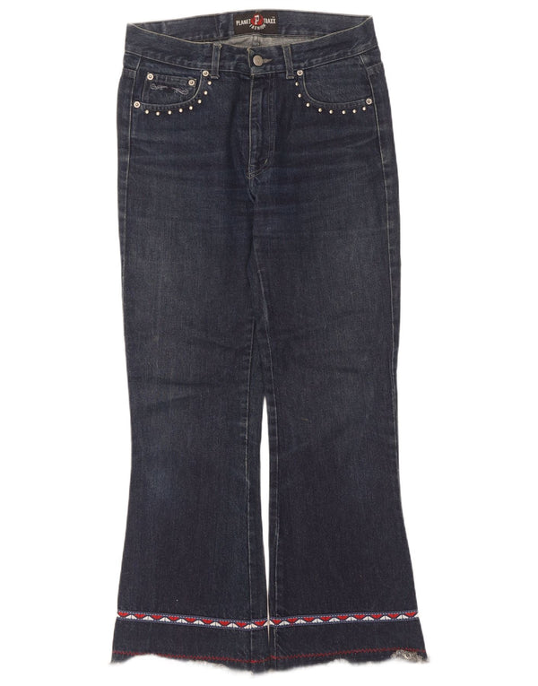 Planet Traxx Vaqueros Bootcut de Talle Alto para Mujer W29 L32 Algodón Azul