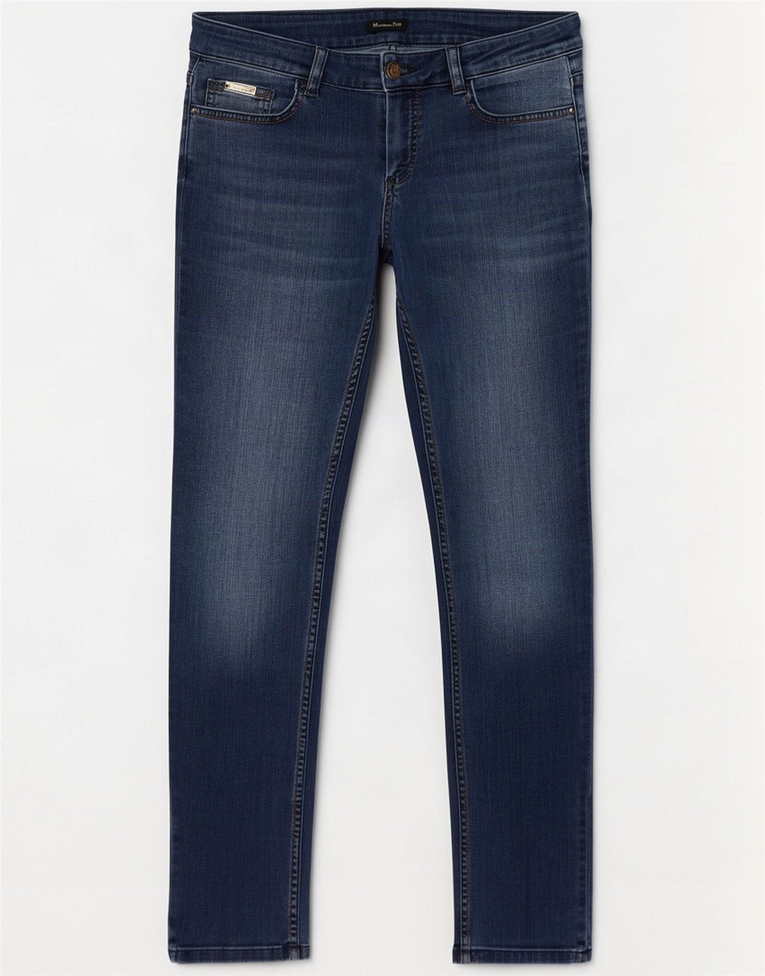 Massimo Dutti Jeans Slim Mujer EU 40 Medium W30 L31 Azul