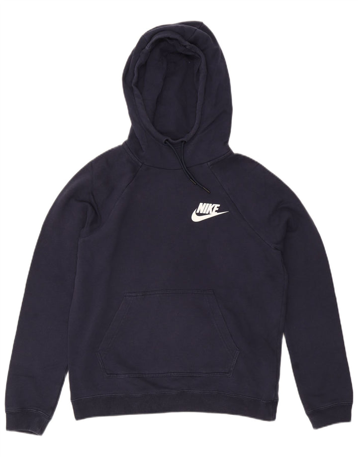 NIKE Hombre Sudadera con Capucha Jumper Small Azul Marino Algodón