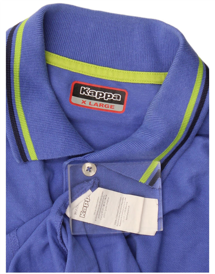Kappa Polo Hombre XL Algodón Azul
