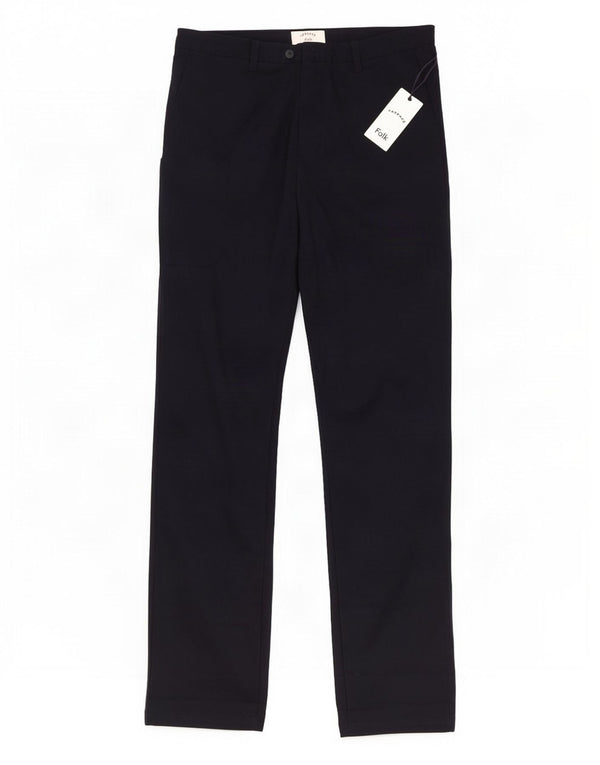 Pantalones cargo ajustados Folk para hombre de Fat Face W34 L33 Azul marino Algodón