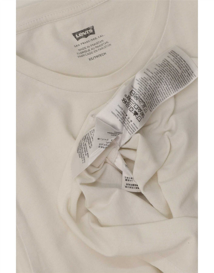 Levi's Hombre Camiseta Gráfica Top XS Blanco
