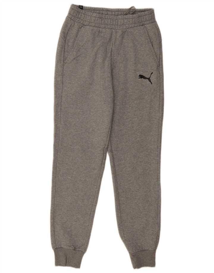 PUMA Pantalones de chándal para hombre Joggers Small Grey Cotton