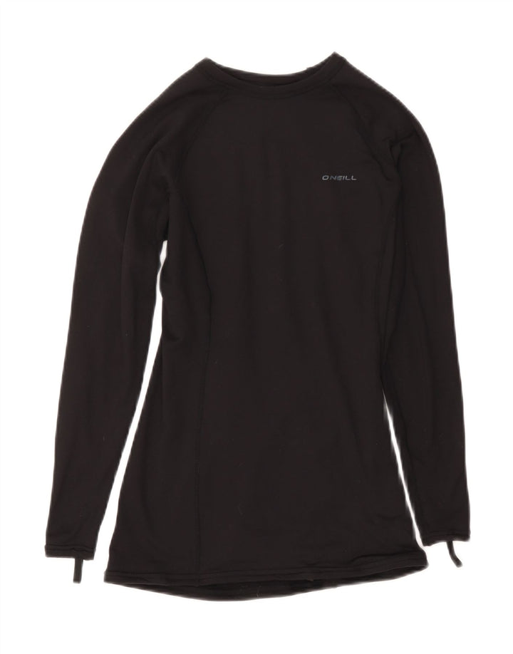 O'Neill Mujer Performance Fit Top Manga Larga UK 44 Grande Nylon Negro