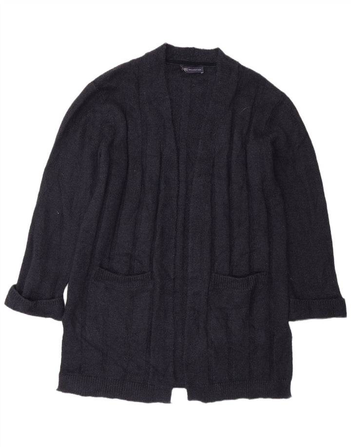 Marks & Spencer - Cárdigan largo para mujer, talla 40, tamaño mediano, azul marino