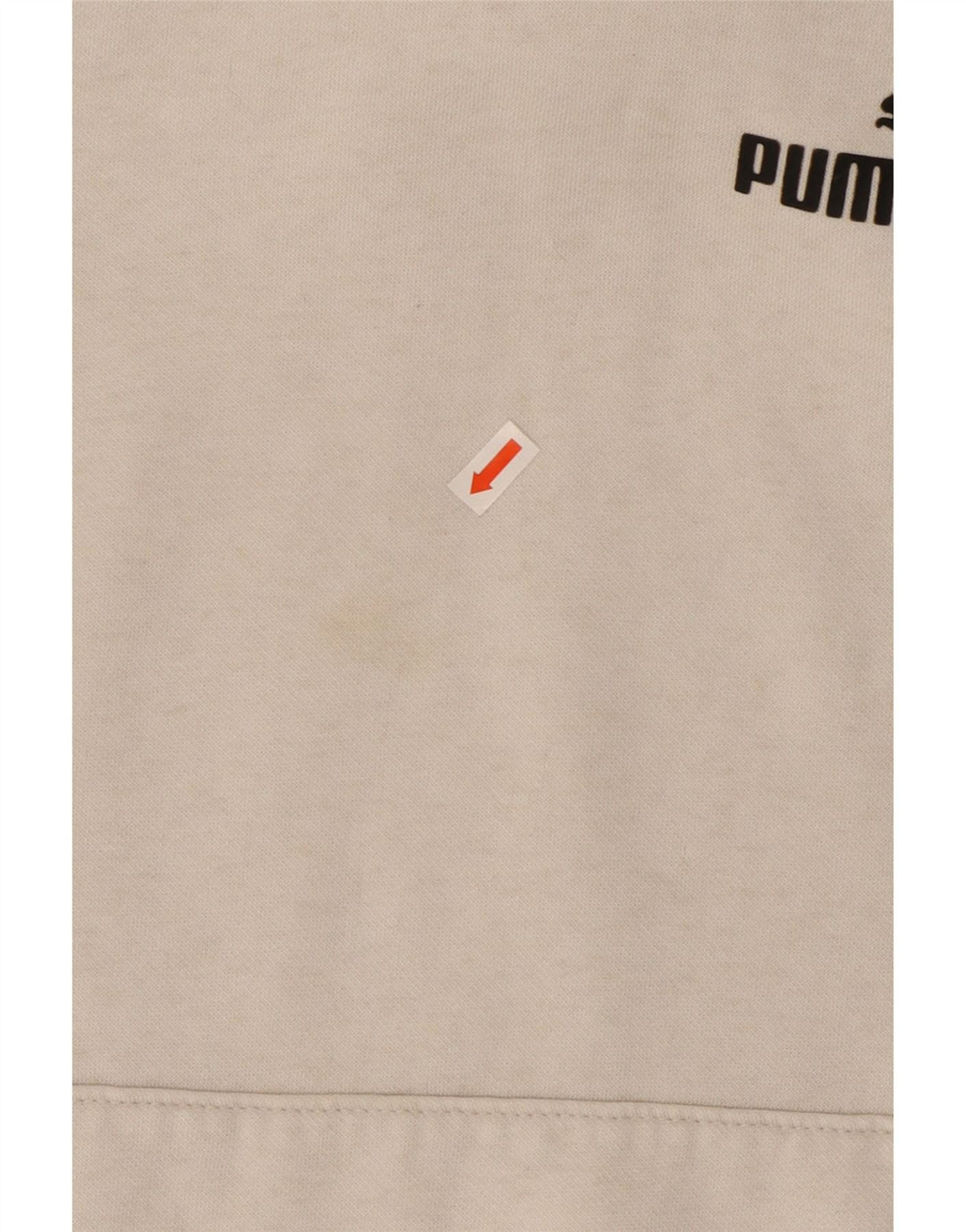 Puma - Sudadera con capucha para mujer, talla 12, poliéster blanco mediano