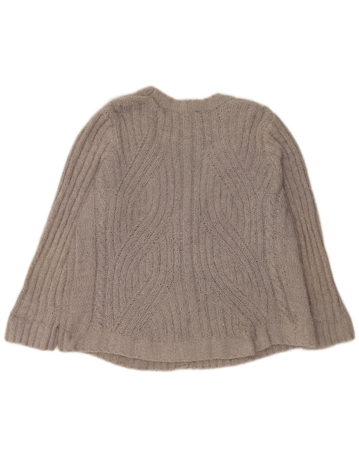 Marks & Spencer Suéter tipo cárdigan extragrande para mujer UK 18 XL Poliéster gris