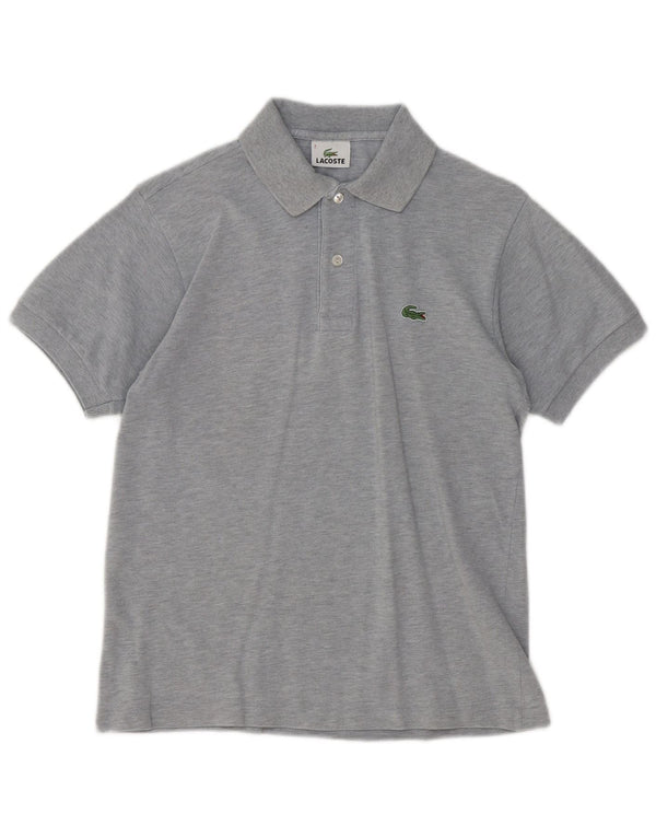 LACOSTE Polo para hombre Talla 2 XS Algodón moteado gris