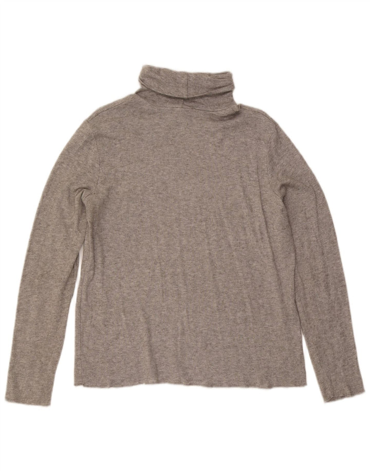 Zara Mujer Top Manga Larga ES 40 XL Gris