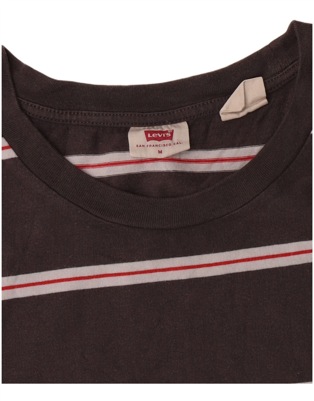 Levi's Camiseta para mujer Top UK 44 Gris medio Rayas