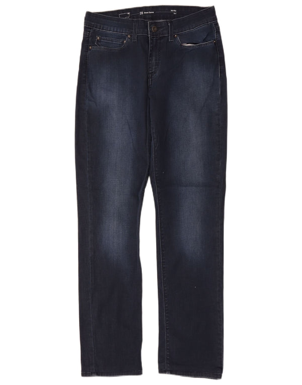 Levi's Vaqueros ajustados de talle medio Demi Curve para mujer W28 L30 Algodón azul marino