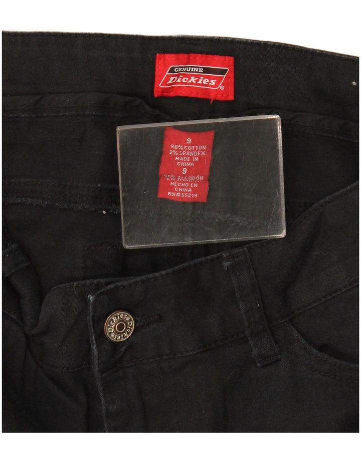 Dickies Jeans ajustados para mujer US 9 Medium W30 L30 Algodón negro