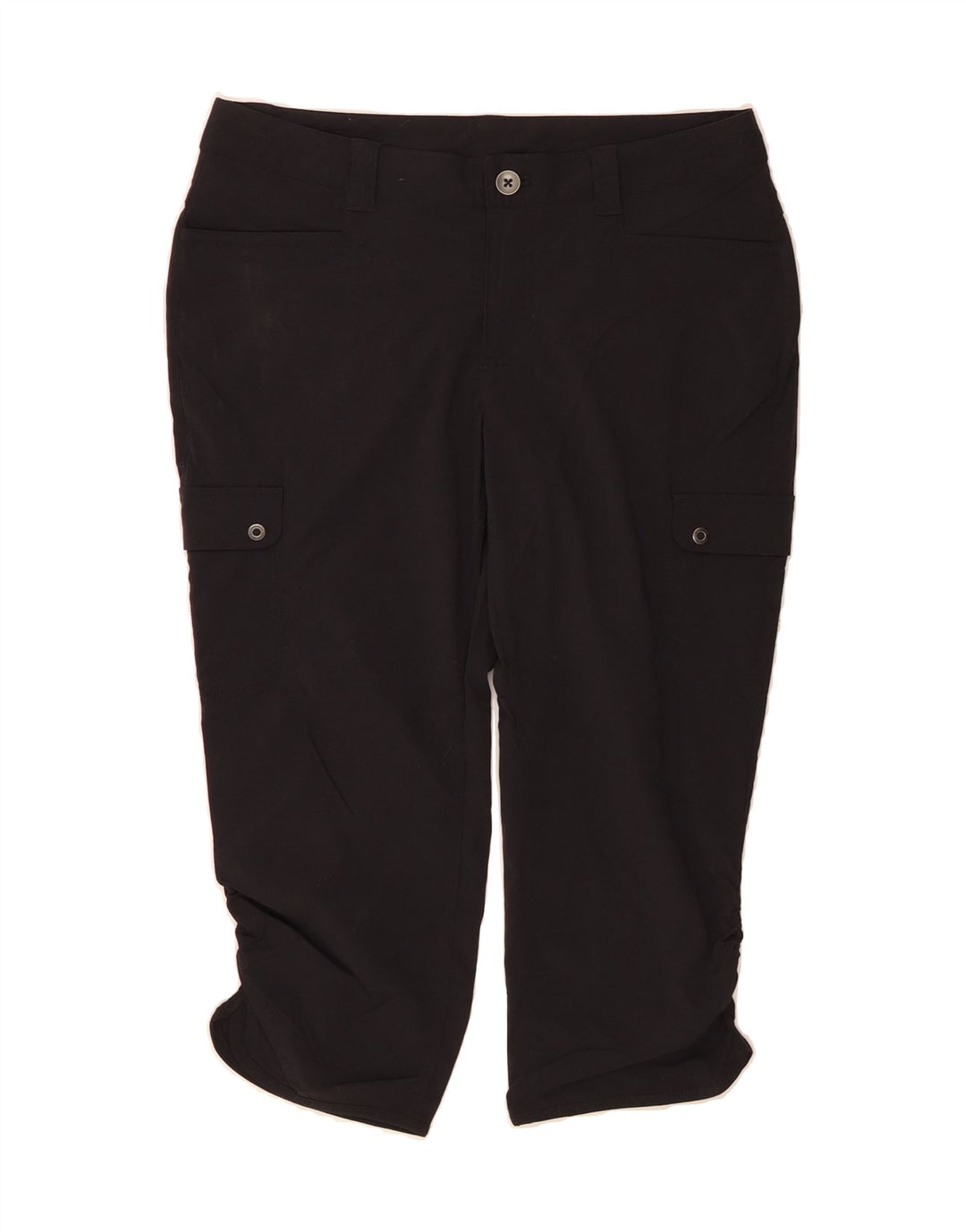 EDDIE BAUER Womens Capri Cargo Trousers US 6 Medium W30 L21 Black Nylon Vintage Eddie Bauer and Second-Hand Eddie Bauer from Messina Hembry 