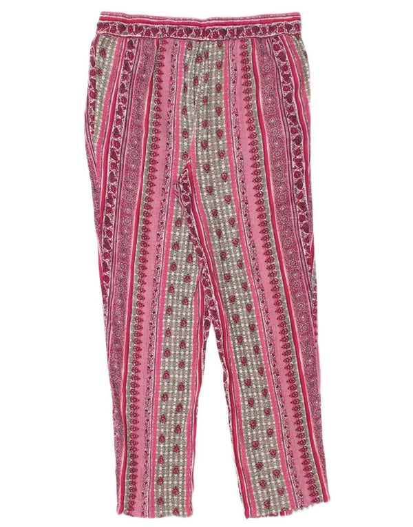 Marks & Spencer Pantalones chinos para mujer UK 40 Large W34 L29 Pink Floral