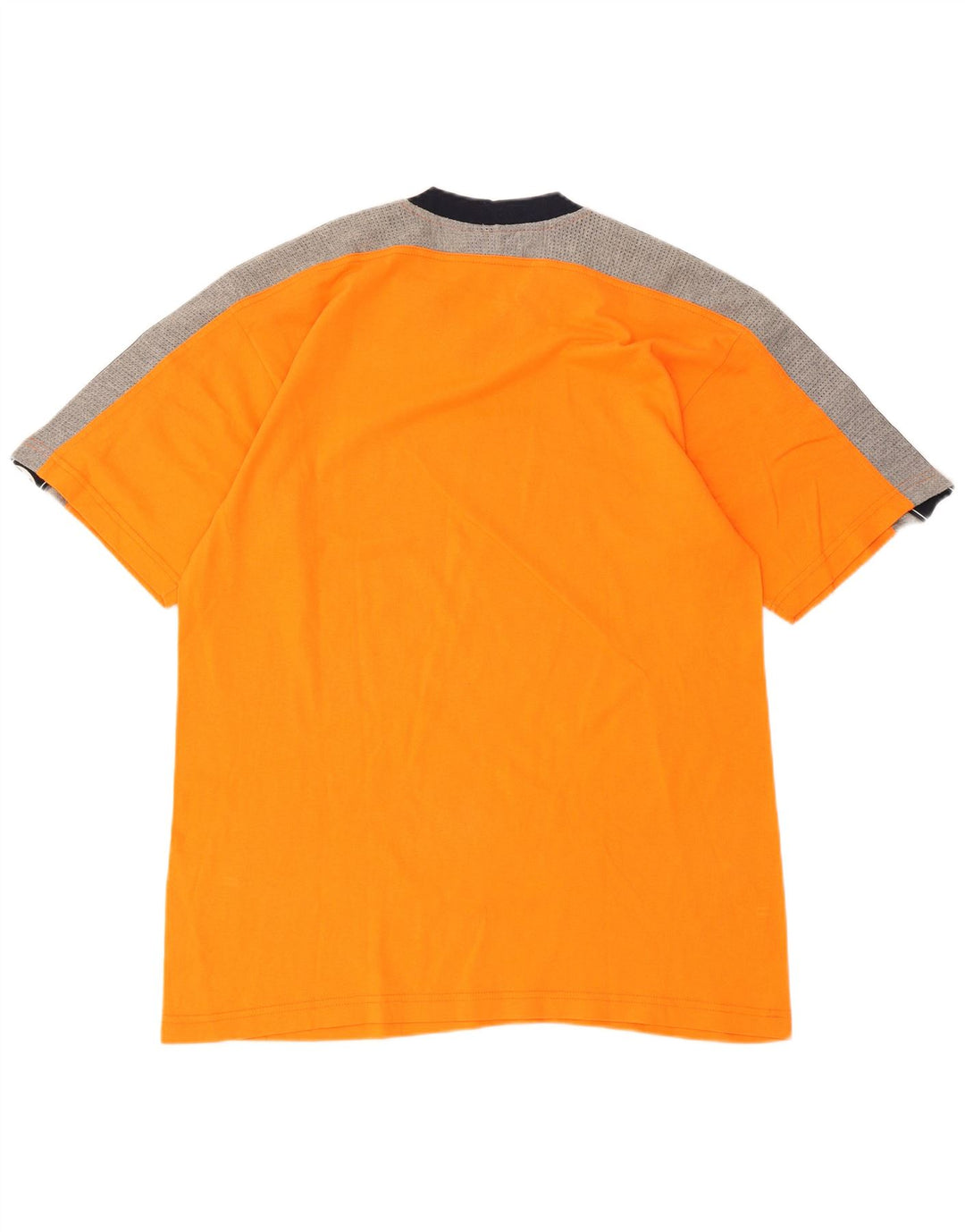 Champion Camiseta gráfica para hombre Top grande naranja color block