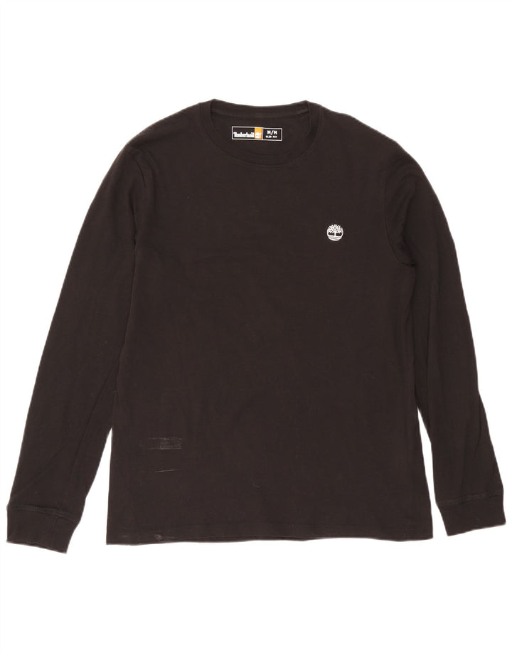 Timberland Hombre Slim Fit Top Manga Larga Algodón Negro Mediano