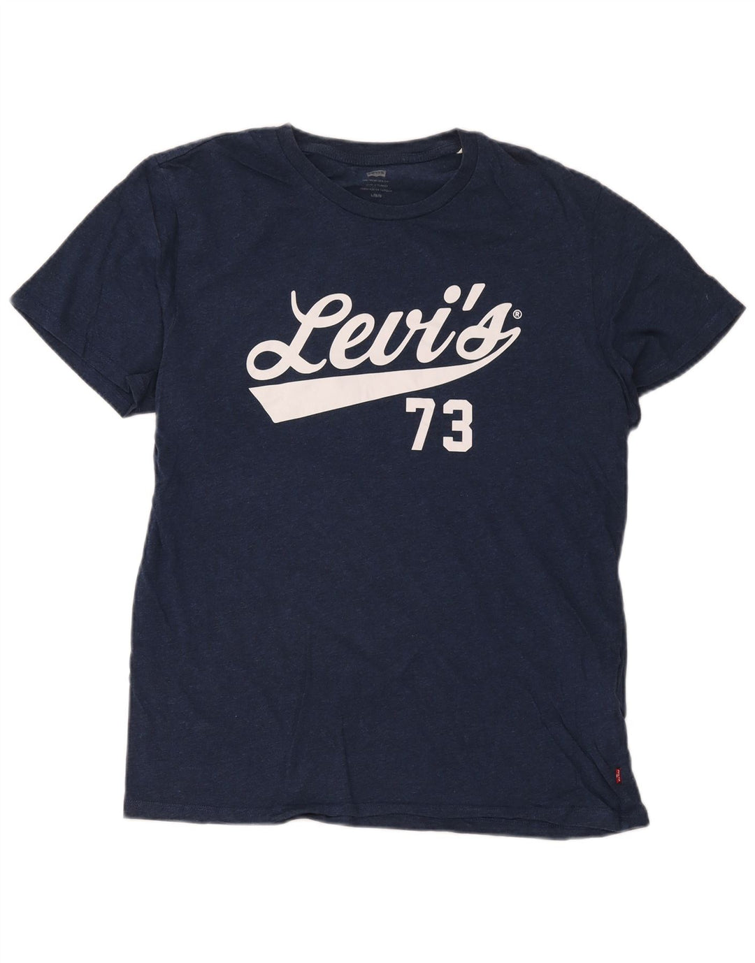 Levi's Camiseta gráfica para hombre Top grande de algodón azul marino