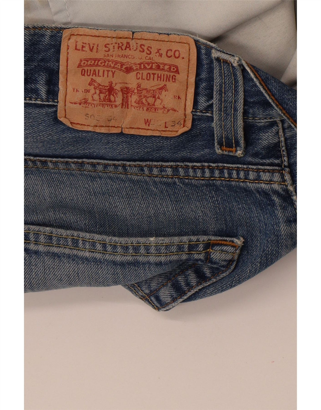 Levi's Vaqueros Rectos Estándar Para Hombre W32 L34 Azul