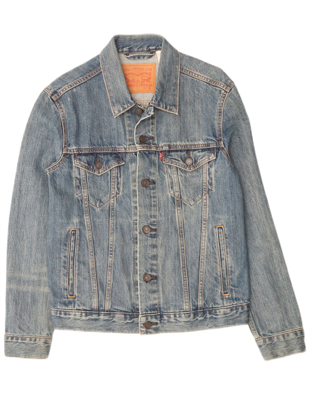 Levi's Chaqueta vaquera para hombre UK 36 Algodón azul pequeño
