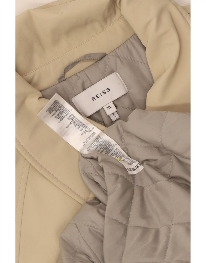 Abrigo Reiss para hombre UK 42 XL Poliamida beige
