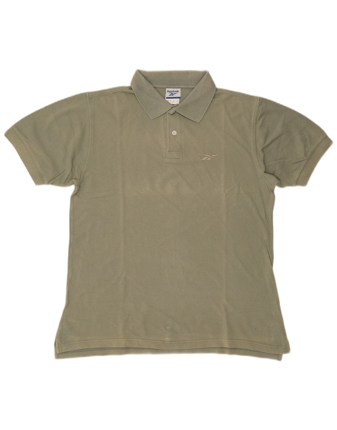 Polo Reebok Hombre Algodón Caqui Medio