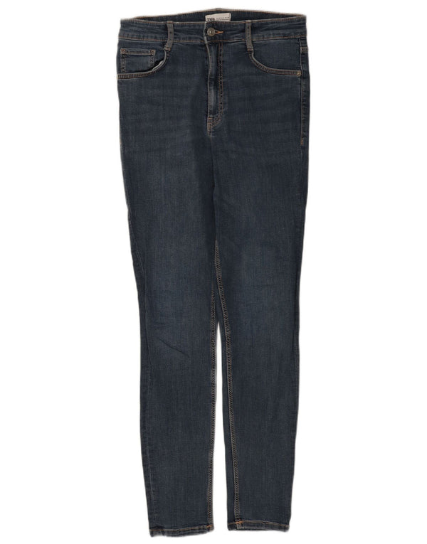 Zara Vaqueros Pitillo Mujer EU 40 Mediano W30 L30 Algodón Azul