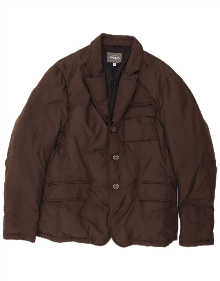 Brema Chaqueta acolchada para hombre IT 52 XL Poliéster marrón