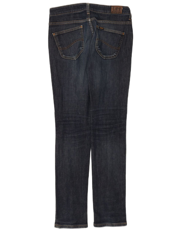 Lee Vaqueros Ajustados Norma para Mujer W30 L33 Algodón Azul Marino