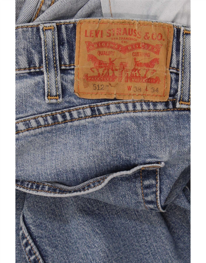 Vaqueros Levi's 512 Slim Tapered para hombre W38 L34 Azul