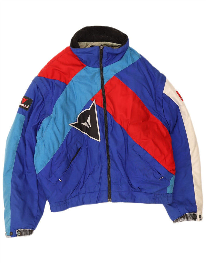 Chaqueta Dainese Graphic Racer para hombre Talla 54 Grande Azul Colorblock